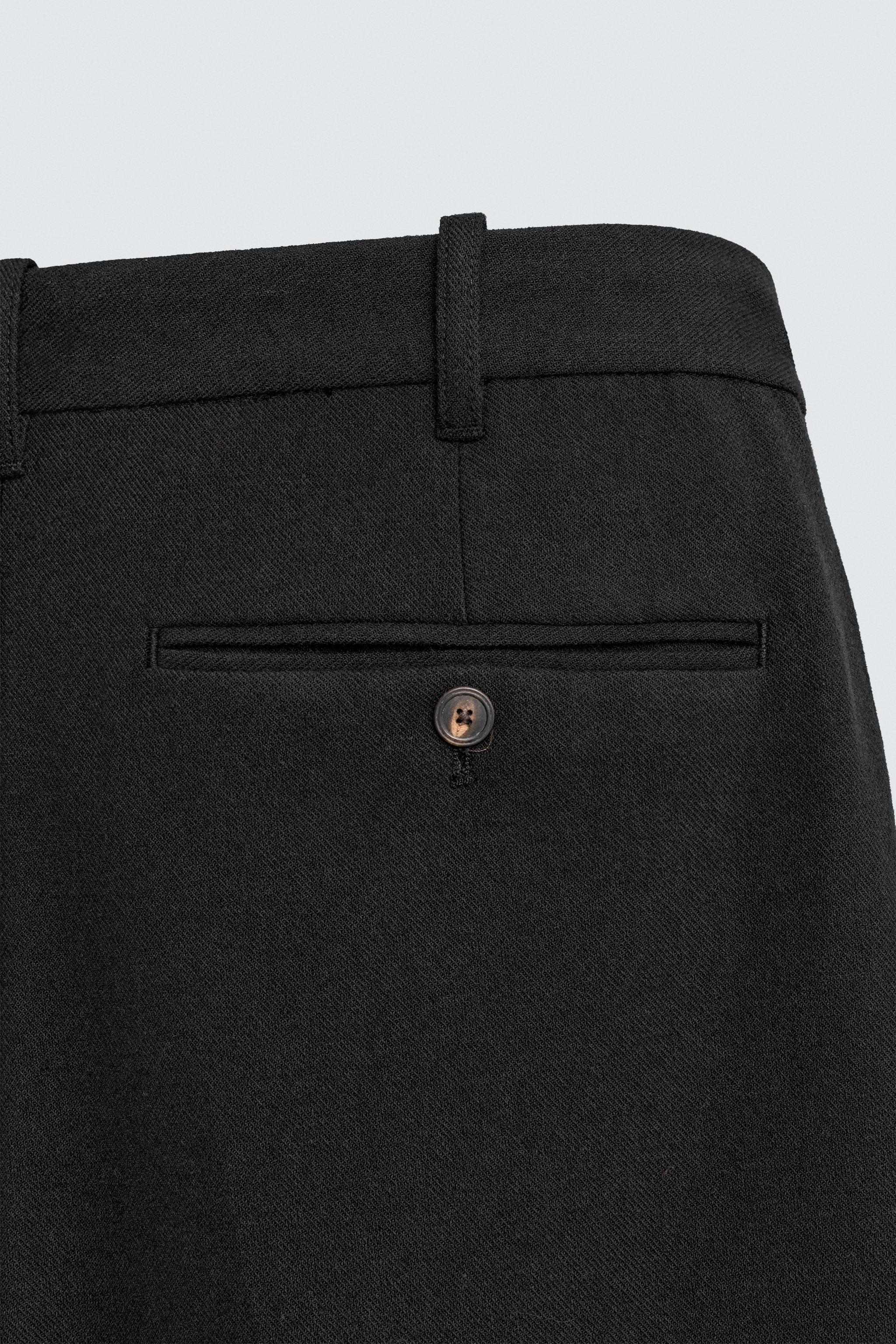 PANTALON PLIS FLANELLE